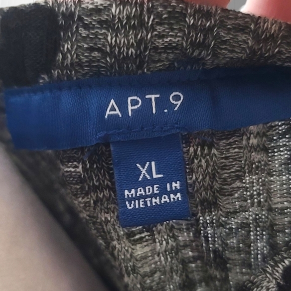 Apt. 9 Women's Gray Floral Crew Neck Mini Sweater Dress Size XL - Picture 11 of 13